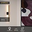 Premium BRAGA - Wall lamp Indoor/Outdoor - LED - 1x10W 2700K - IP54 - Coffee - 23272/11/96