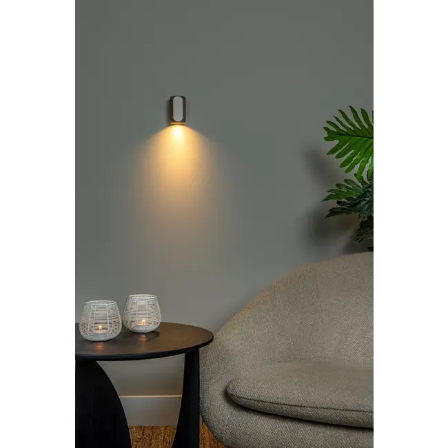 Premium BRAGA - Wandlamp - 1xGU10 - Koffie - 23273/01/96