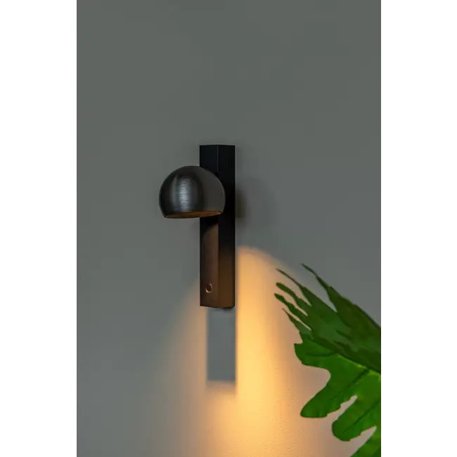 Premium ESFERA - Wandlamp - LED Dimb. - 1x9W 2700K - Grijs ijzer - 23274/09/15