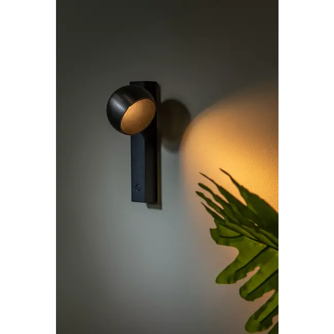 Premium ESFERA - Wandlamp - LED Dimb. - 1x9W 2700K - Grijs ijzer - 23274/09/15