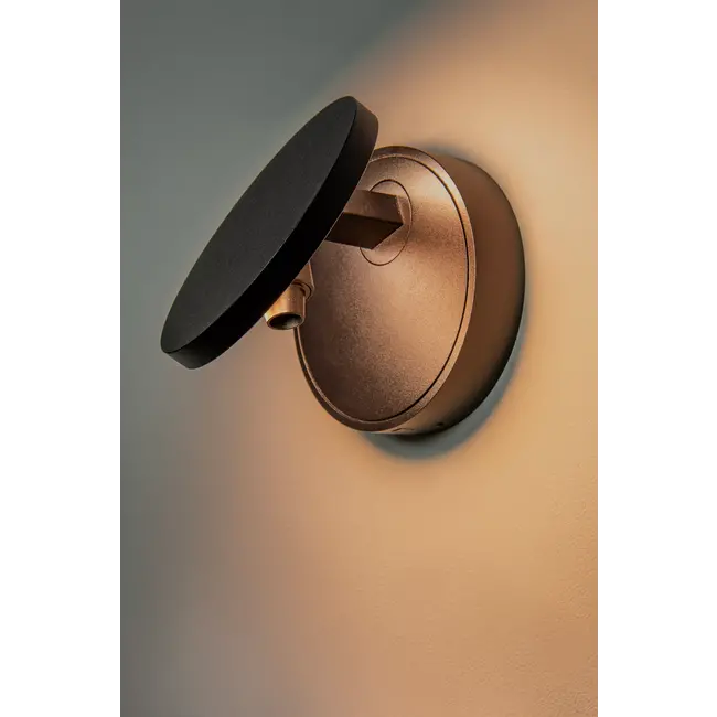 Premium UFOR - Wall lamp - Ø 12 cm - LED Dim to warm - 1800K/3000K - Black - 57251/06/30