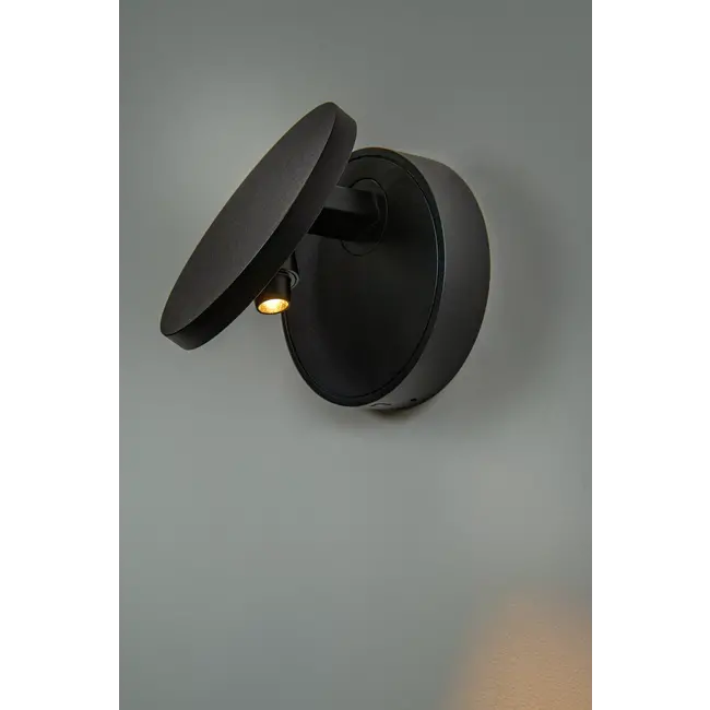 Premium UFOR - Wall lamp - Ø 12 cm - LED Dim to warm - 1800K/3000K - Black - 57251/06/30