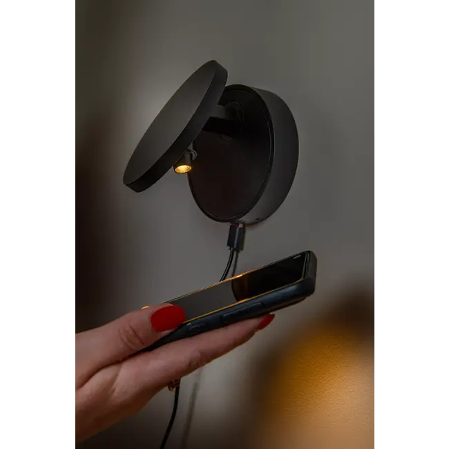 Premium UFOR - Wall lamp - Ø 12 cm - LED Dim to warm - 1800K/3000K - Black - 57251/06/30