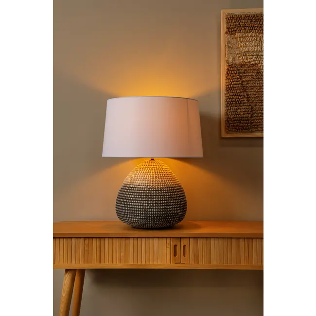 Premium MADUKA - Table lamp - Ø 45 cm - 1xE27 - Natural - 10550/81/73