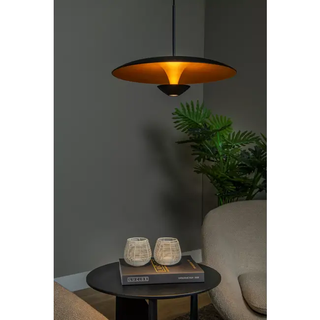 Premium KENNETH - Hanglamp - Ø 40 cm - LED Dimb. - 1x12W 2700K - Zwart - 41412/40/30