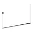 Premium MARNIK - Pendant lamp - Ø 2.5 cm - LED Dimb. - CCT - 1x22W 2700K/4000K - Hand motion sensor - Black - 41405/24/30