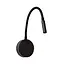 Premium ASJA - Oplaadbare Wandspot / Wandlamp - Accu/Batterij - LED 3 StepDim - 1x3W 2700K - Zwart - 41206/03/30