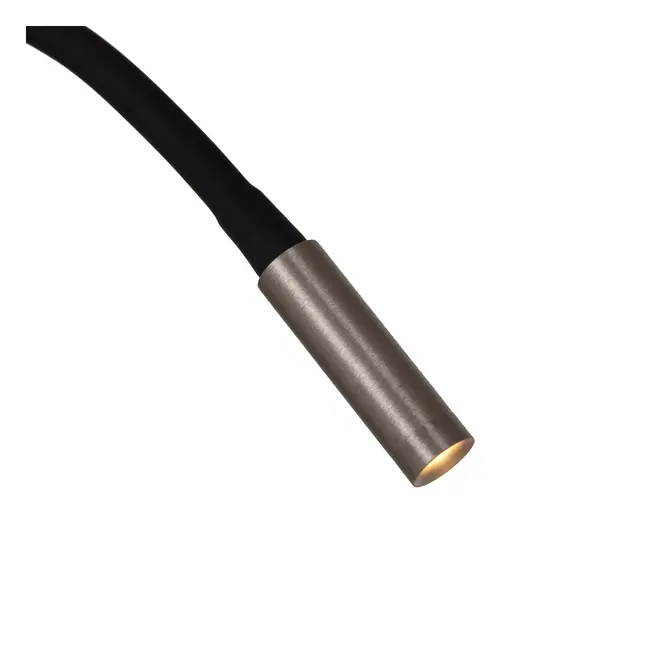 Premium ASJA - Oplaadbare Wandspot / Wandlamp - Accu/Batterij - LED 3 StepDim - 1x3W 2700K - Grijs ijzer - 41206/03/15