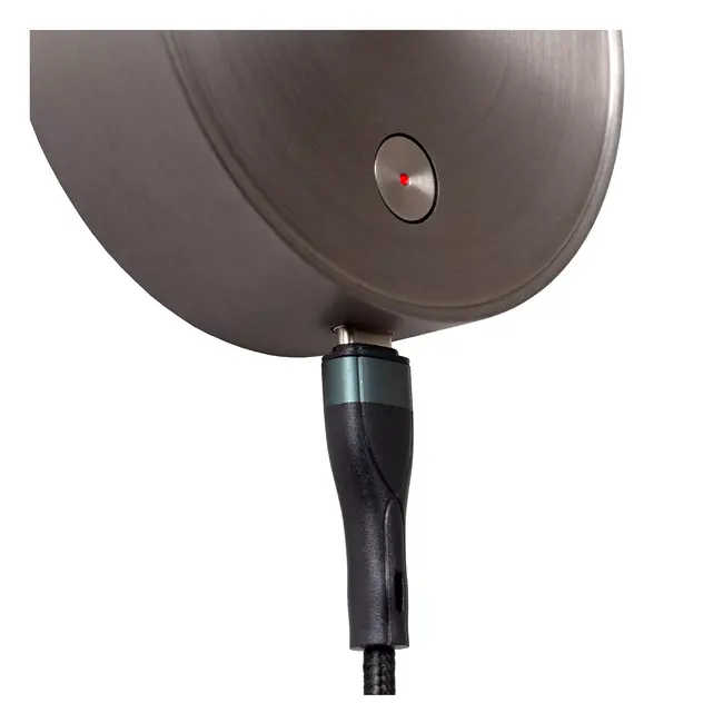 Premium ASJA - Spot mural rechargeable - Batterie - LED 3 niveaux de gradation - 1 x 3 W 2700 K - Fonte grise - 41206/03/15