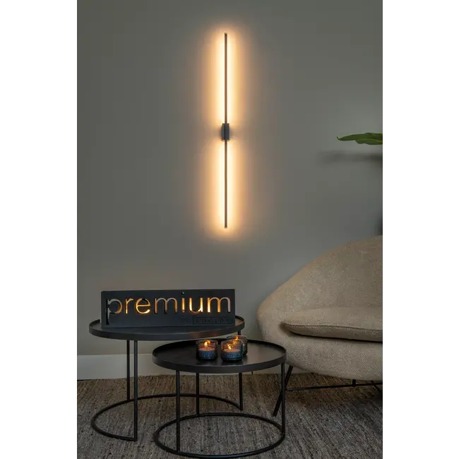 Premium MARNIK - Wall lamp - LED Dimb. - CCT - 1x18W 2700K/4000K - Black - 41205/16/30