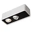 Premium ANGULAR - Spot de plafond - LED Dimmable. - 2x5W 2700K - Blanc - 23975/10/31