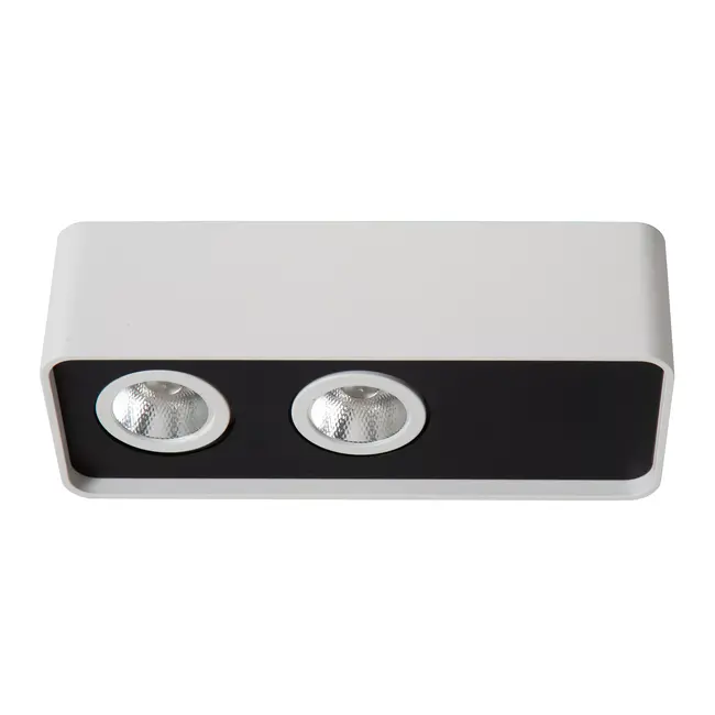 Premium ANGULAR - Spot de plafond - LED Dimmable. - 2x5W 2700K - Blanc - 23975/10/31