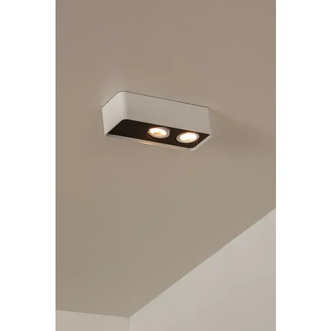 Premium ANGULAR - Spot de plafond - LED Dimmable. - 2x5W 2700K - Blanc - 23975/10/31