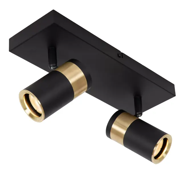 GORIK - Spot de plafond - 2xGU10 - Noir - 53909/02/30