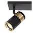 GORIK - Spot de plafond - 2xGU10 - Noir - 53909/02/30
