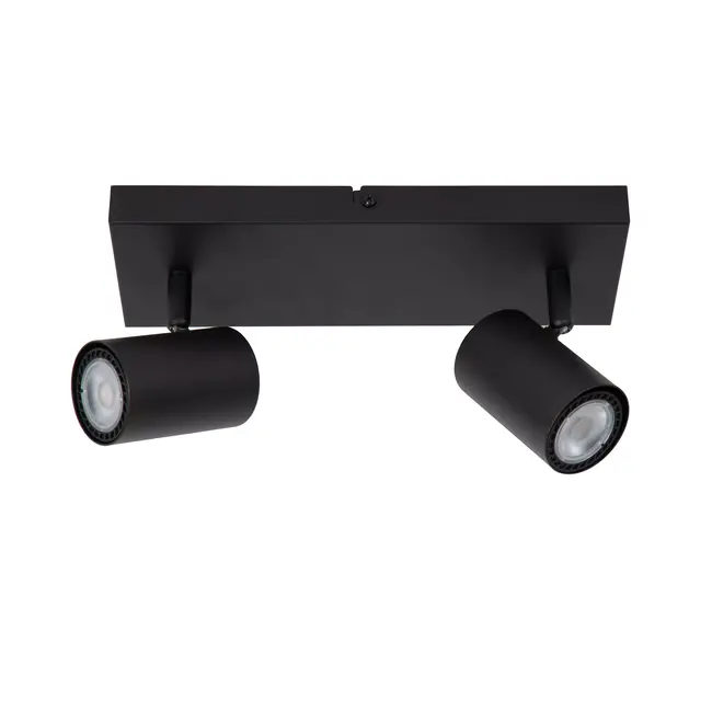 AMIGO - Plafondspot - 2xGU10 - Zwart - 53910/02/30