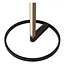 Premium BRAGA - Floor lamp - Ø 30 cm - LED Dimming. - CCT - 1x22W 2700K/4000K - Coffee - 23772/18/96
