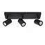 AMIGO - Spot plafonnier - 3xGU10 - Noir - 53910/03/30