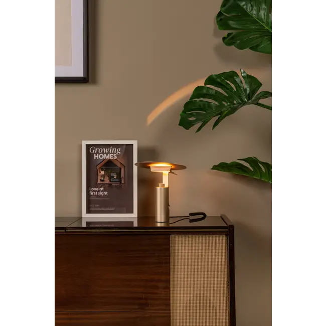 Premium FITS - Table lamp - Ø 20 cm - LED - 1x7W 3000K - Matt Gold / Brass - 05554/09/02