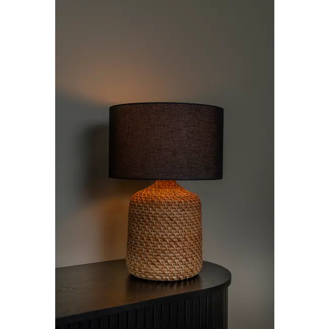 Lampe de table Premium ARRAH - Ø 35 cm - 1xE27 - Naturel - 10553/81/73