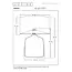 Lampe de table Premium ARRAH - Ø 35 cm - 1xE27 - Naturel - 10553/81/73