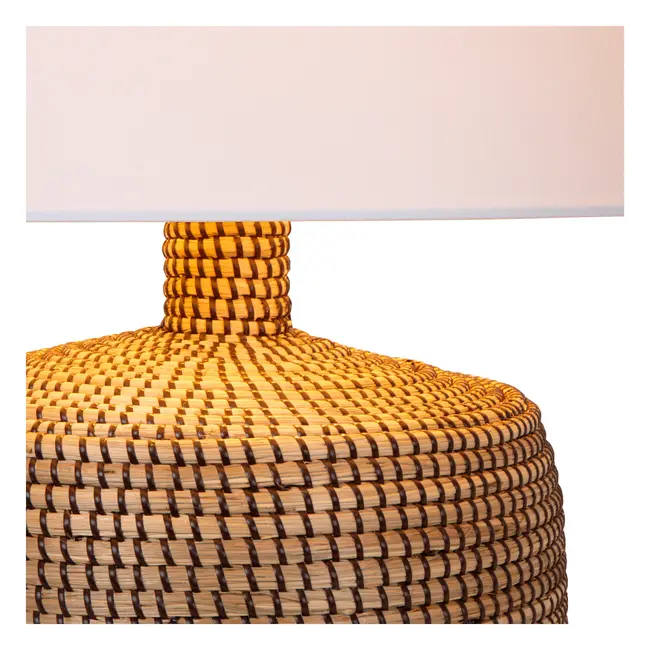 Premium AMBALA - Table lamp - Ø 45 cm - 1xE27 - Natural - 10552/81/73