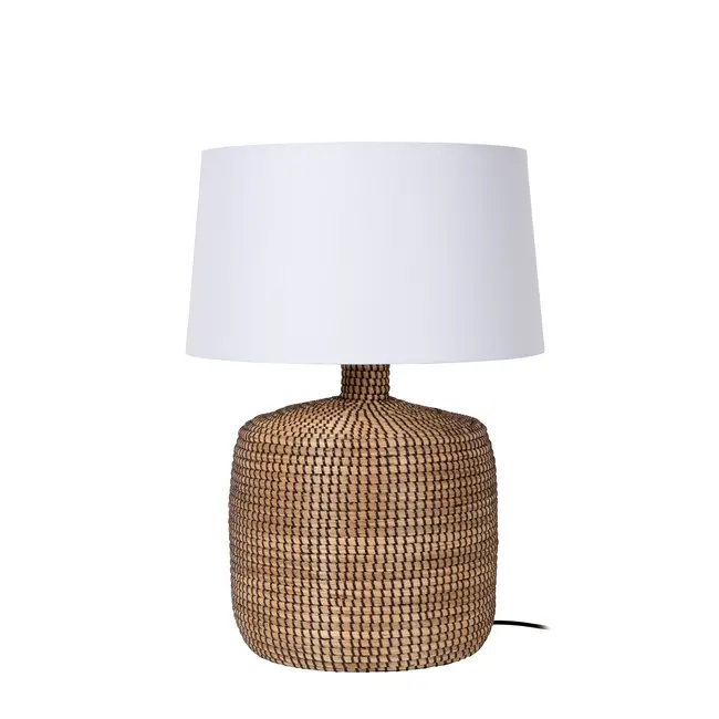 Premium AMBALA - Table lamp - Ø 45 cm - 1xE27 - Natural - 10552/81/73