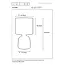 COSBY - Table lamp - Ø 16.5 cm - 1xE14 - White - 47503/81/31