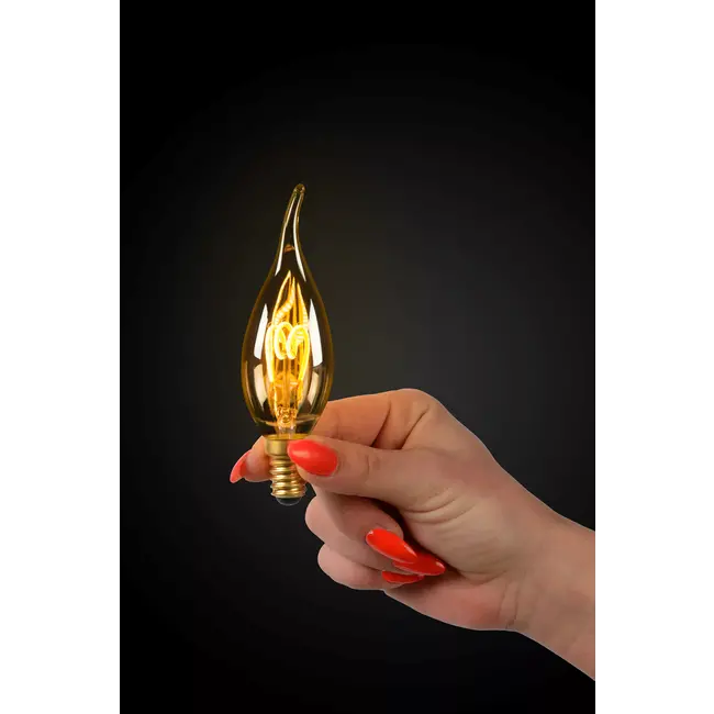 CT35 - Filament lamp - Ø 3,5 cm - LED Dimb. - E14 - 1x3W 2200K - Amber - 49036/03/62