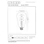 ST64 TWILIGHT SENSOR - Lampe à filament - Ø 6,4 cm - LED - E27 - 1x4W 2200K - Capteur jour/nuit - Ambre - 49034/04/62