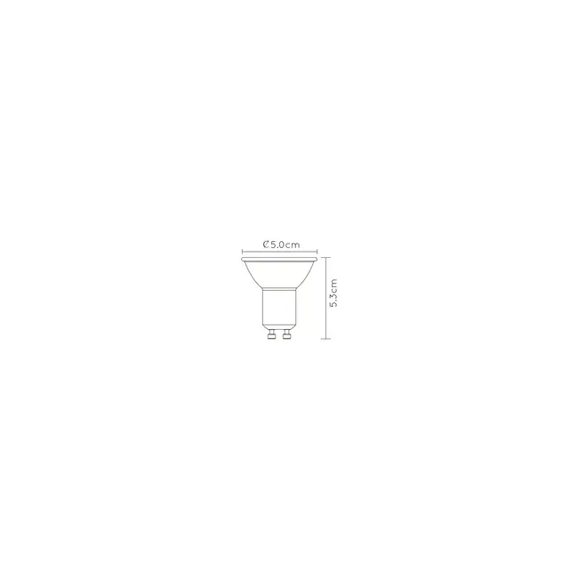 MR16 - LED lamp - Ø 5 cm - LED Dim. - GU10 - 1x5W 2200K/2500K/2700K - White - 49010/05/31