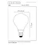 P45 - Filament lamp - Ø 4,5 cm - LED Dimb. - E14 - 1x4W 2700K - mat - 49022/04/67