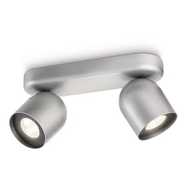 Philips - LED Spot Lamp ZESTA 2x LED / 6W - Aluminum