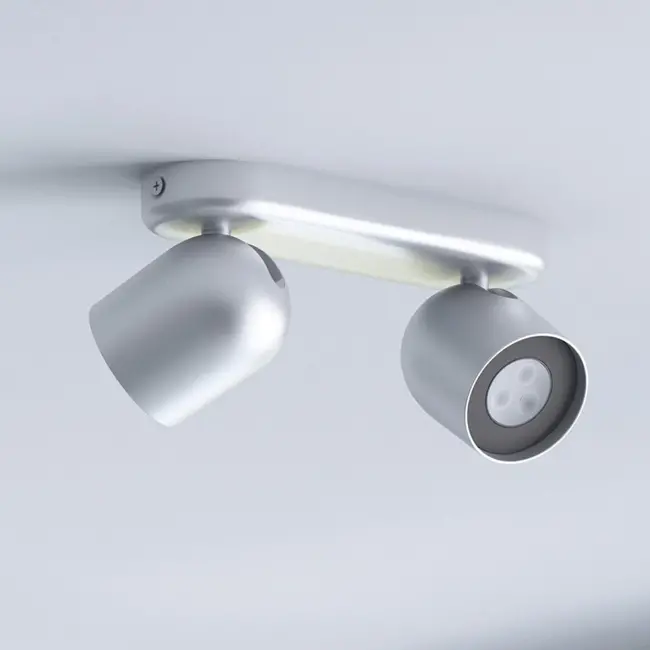 Philips - LED Spot Lamp ZESTA 2x LED / 6W - Aluminum