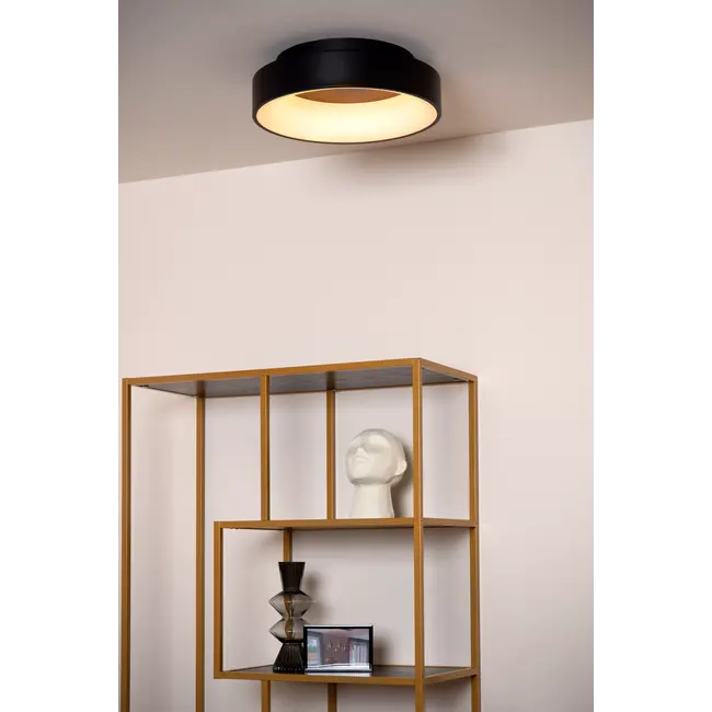 MIRAGE - Plafonnier - Ø 38 cm - LED Dim. - 1x22W 2700K - Noir - 36114/18/30