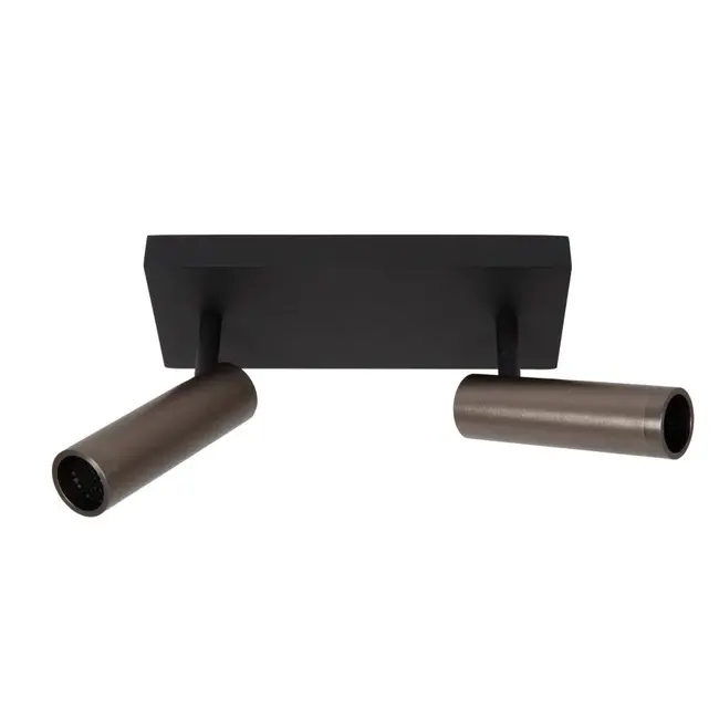 GRADO - Spot de plafond - 2xGU10 (MR11) - Fonte grise - 22974/02/15