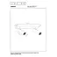 GRADO - Spot de plafond - 2xGU10 (MR11) - Noir - 22974/02/30