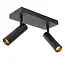 GRADO - Ceiling spotlight - 2xGU10 (MR11) - Black - 22974/02/30