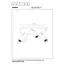 GRADO - Spot de plafond - Ø 25 cm - 3xGU10 (MR11) - Noir - 22974/13/30