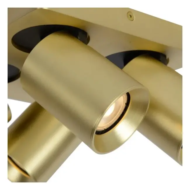 NIGEL - Ceiling spotlight - LED Dim to warm - GU10 - 4x5W 2200K/3000K - Matt Gold / Brass - 09929/20/02