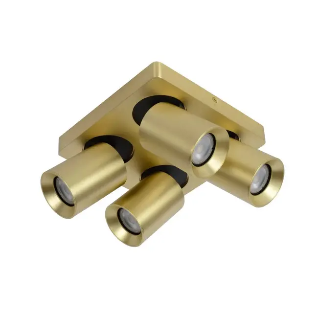 NIGEL - Ceiling spotlight - LED Dim to warm - GU10 - 4x5W 2200K/3000K - Matt Gold / Brass - 09929/20/02