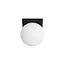 TASSA - Ceiling lamp Bathroom - Ø 13.5 cm - LED Dim to warm - 1x12W 1800K/3000K - IP40 - Black - 57150/10/30