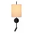 MAGIC - Wall lamp - 1xE27 - With USB charging point - Black - 68211/82/30