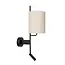 MAGIC - Wall lamp - 1xE27 - With USB charging point - Black - 68211/82/30