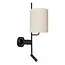 MAGIC - Applique - 1xE27 - Avec prise USB - Noir - 68211/82/30