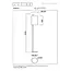 MAGIC - Lampadaire - Ø 24 cm - 1xE27 - Noir - 68711/81/30