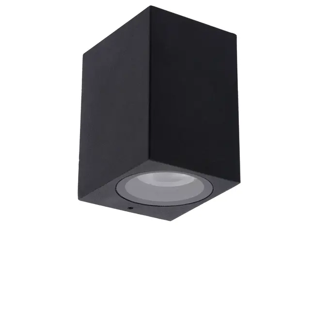 ZARO - Spot mural / Applique murale Intérieur/Extérieur - 1xGU10 - IP44 - Noir - 69800/01/30