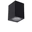 ZARO - Wandspot / Wandlamp Binnen/Buiten - 1xGU10 - IP44 - Zwart - 69800/01/30