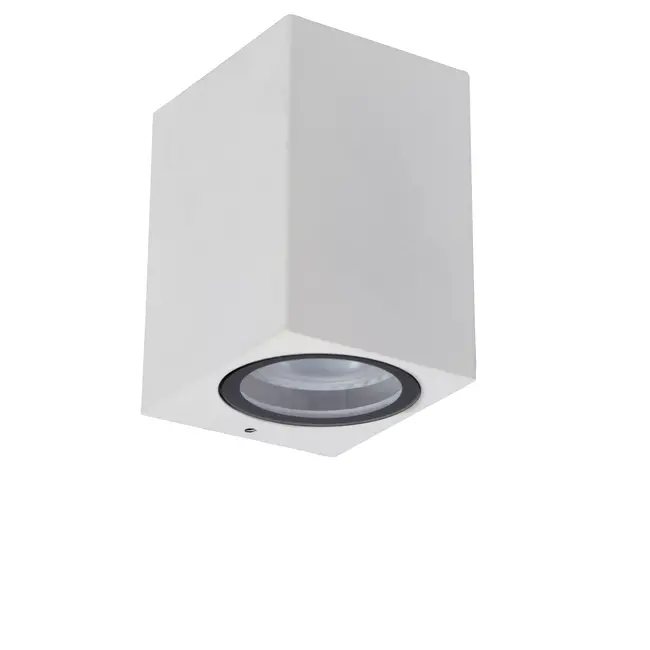 ZARO - Spot mural / Applique murale Intérieur/Extérieur - 1xGU10 - IP44 - Blanc - 69800/01/31