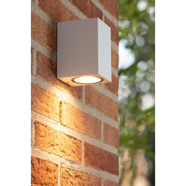 ZARO - Wandspot / Wandlamp Binnen/Buiten - 1xGU10 - IP44 - Wit - 69800/01/31